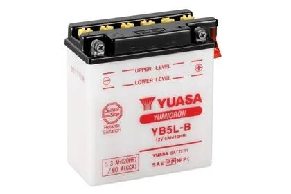 МОТО Yuasa 12V 5,3Ah YuMicron Battery YB5L-B(сухозаряжений) YUASA YB5LB