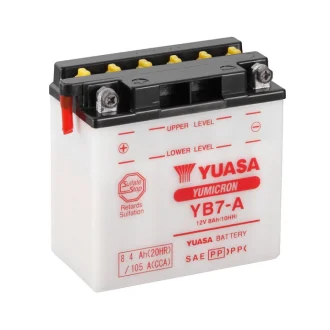 МОТО Yuasa 12V 8,4Ah YuMicron Battery YB7-A (сухозаряжений) YUASA YB7A