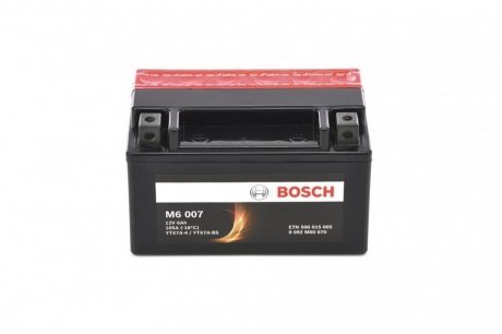 Акумуляторна батарея 6A BOSCH 0092M60070 (фото 1)