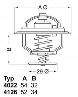 Термостат WAHLER 402282D