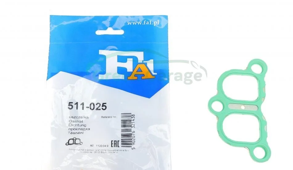 Прокладка впускного колектора VW T5 2,5TDI AXD/AXE/BAC/BLJ/BLK (CYL 2-3) (вир-во Fischer) Fischer Automotive One (FA1) 511025 (фото 1)