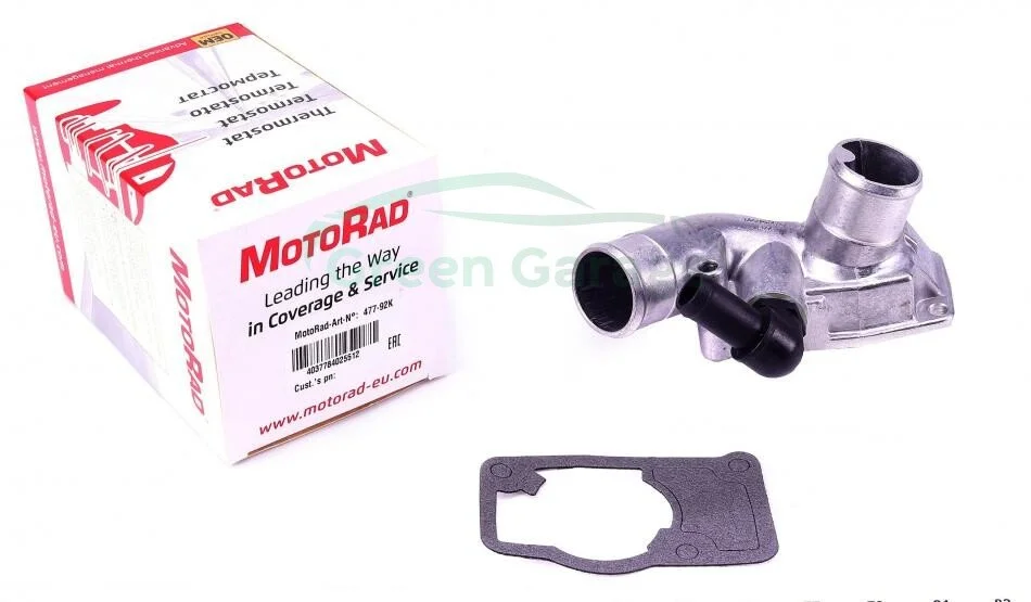 Термостат системи охолодження (92°C, в корпусі) OPEL ASTRA G, ASTRA G/KOMBI, ZAFIRA A 2.0D/2.2D 02.98-10.05 MOTORAD 47792K (фото 1)