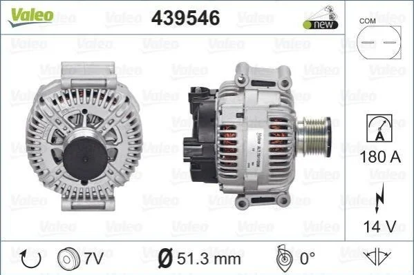 Генератор VALEO 439546 (фото 1)