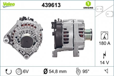 Генератор VALEO 439613