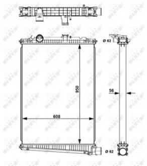 Радіатор NRF 509679