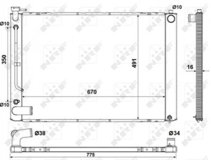 Радіатор NRF 53681