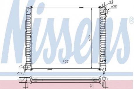 Радіатор NISSENS 64300A