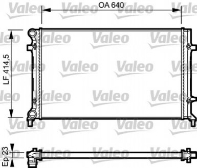 Радіатор VALEO 734332