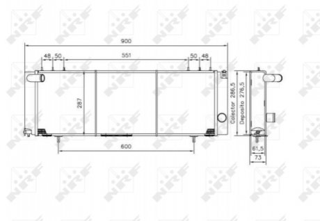 Радіатор NRF 50231