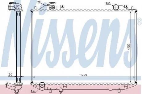 Радіатор NISSENS 62246A