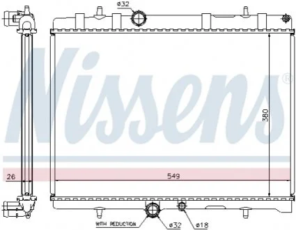 Радіатор NISSENS 63607A
