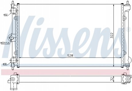 Радіатор NISSENS 651731
