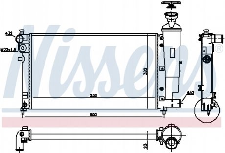 Радіатор NISSENS 61276