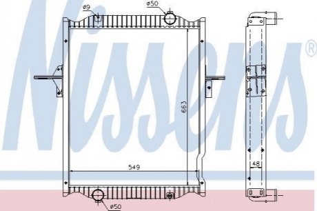 Радіатор NISSENS 63781A