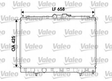 Радіатор VALEO 734198