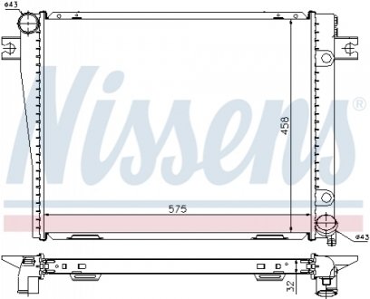 Радіатор NISSENS 60602A