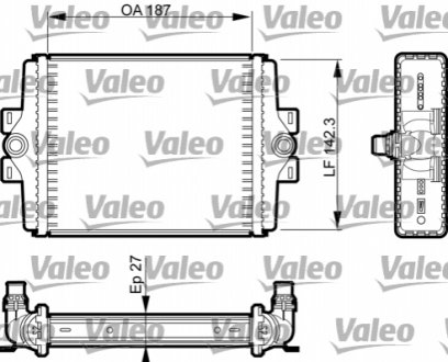 Радіатор VALEO 735467