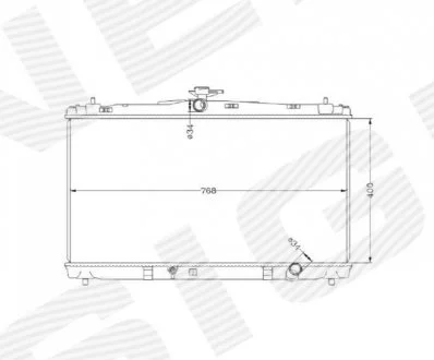 Радіатор SIGNEDA RA37192A