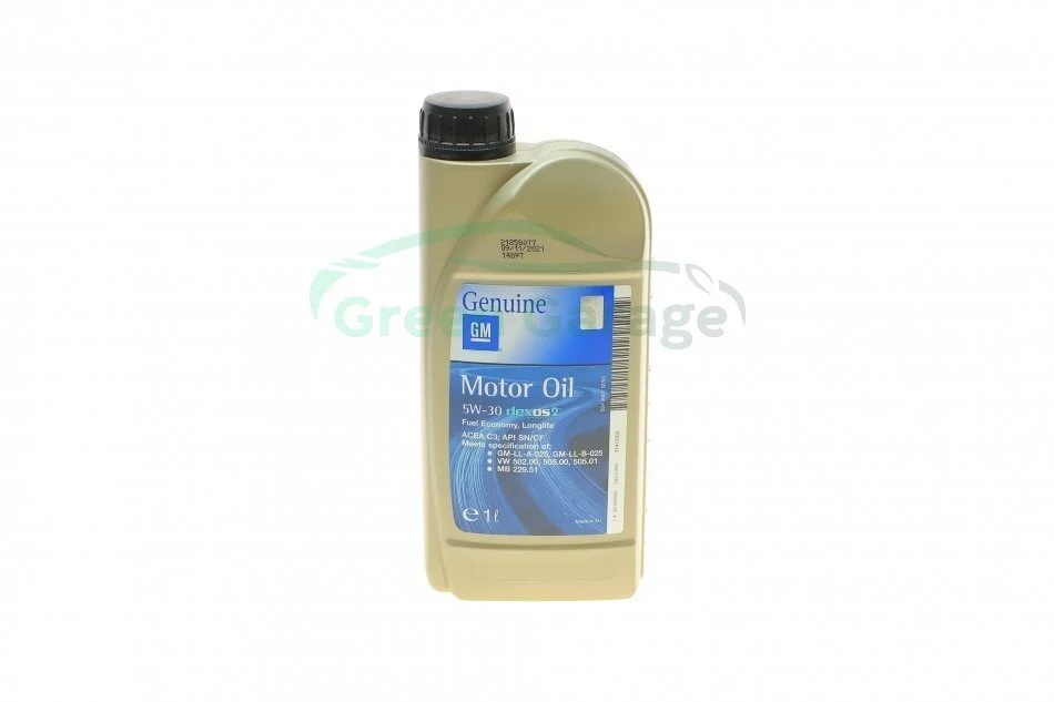 Олива моторна Dexos2 Longlife SAE 5W30 (1 Liter) GM 93165690 (фото 1)