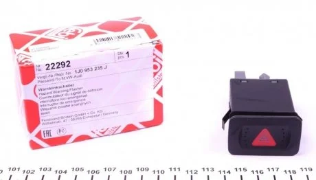 Вимикач аварійного сигналу FEBI BILSTEIN 22292