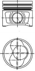 Поршень двигуна KOLBENSCHMIDT 40409600