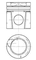 Поршень KOLBENSCHMIDT 99984600 (фото 1)