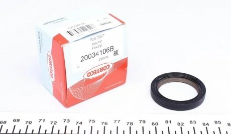 Сальник двигуна N RENAULT 35X47X7 PTFE (з монтажною оболонкою) (вир-во Corteco) CORTECO 20034106B
