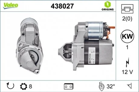 Стартер VALEO 438027