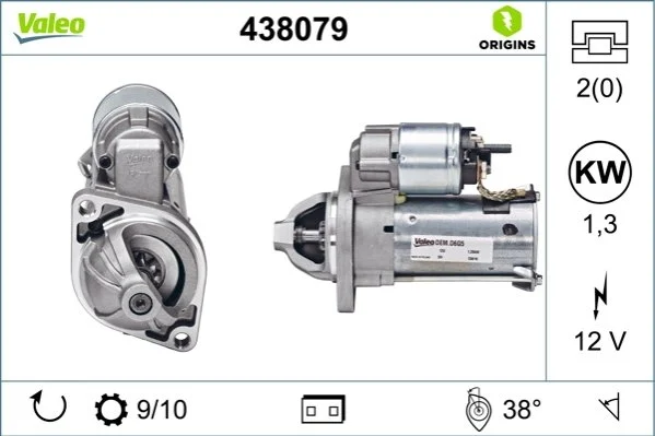 Стартер VALEO 438079 (фото 1)