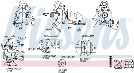 Турбина FORD TRANSIT (TT9) (06-) 2.2 TDCI (пр-во Nissens) NISSENS 93075