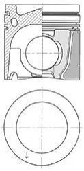 Поршень KOLBENSCHMIDT 41088600 (фото 1)