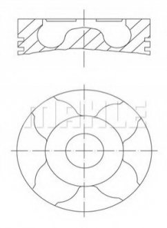 Поршень MAHLE / KNECHT 0100400