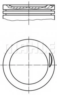 Поршень MAHLE / KNECHT 0308302