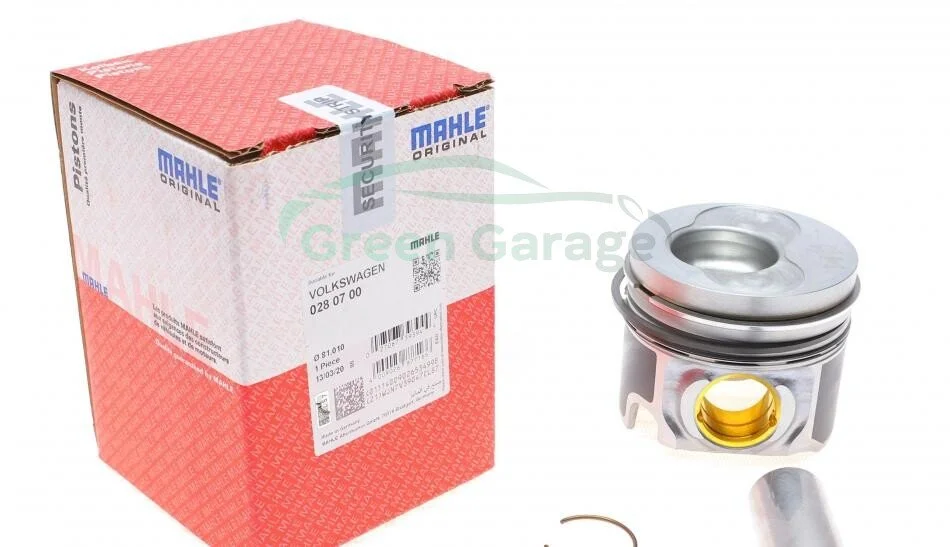 Поршень з кільцями VW 81.01 2.0TDI BPW/BMM/BMP/BSS/BWW/CBHA (CYL 3-4) (вир-во MAHLE) MAHLE / KNECHT 0280700 (фото 1)