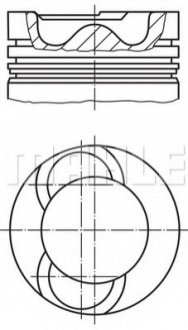 Поршень MAHLE / KNECHT 0281900