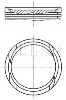 Поршень MAHLE / KNECHT 0100501