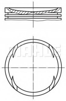 Поршень MAHLE / KNECHT 0635500