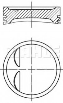 Поршень MAHLE / KNECHT 0119501