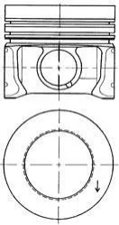 Поршень з кільцями VW 79,75 1,2TDI/1,6TDI (вир-во KS) KOLBENSCHMIDT 41095610