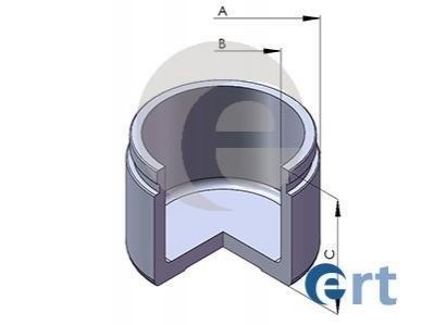 Поршень, гальмівний супорт ERT 151077C
