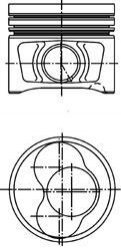 Поршень KOLBENSCHMIDT 40408620
