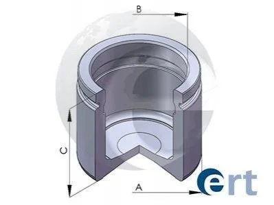 Поршень, гальмівний супорт ERT 150571C (фото 1)