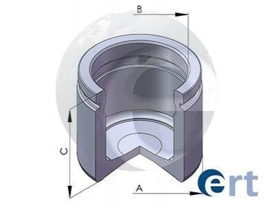 Поршень, гальмівний супорт ERT 150571C (фото 1)