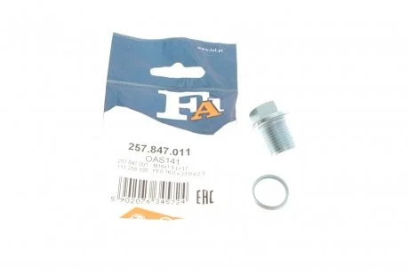 Пробка піддону + ущільнювач Fischer Automotive One (FA1) 257847011