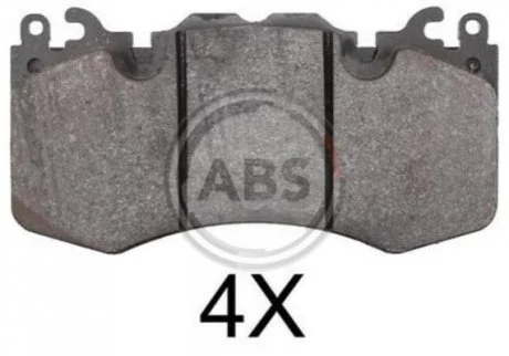 Гальмівні колодки дискові передні Land Rover Range Rover III 09-, Range Rover Sport 09- A.B.S. 37801