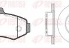 Комплект: 2 диска+ 4 колодки гальмівних REMSA 870100 (фото 1)