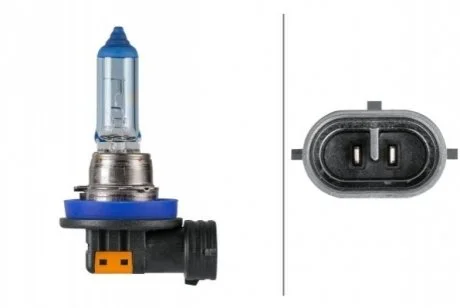 Лампа H8 12V 35W PGJ 19-1 WHITE LIGHT 4200K HELLA 8GH 223 498141