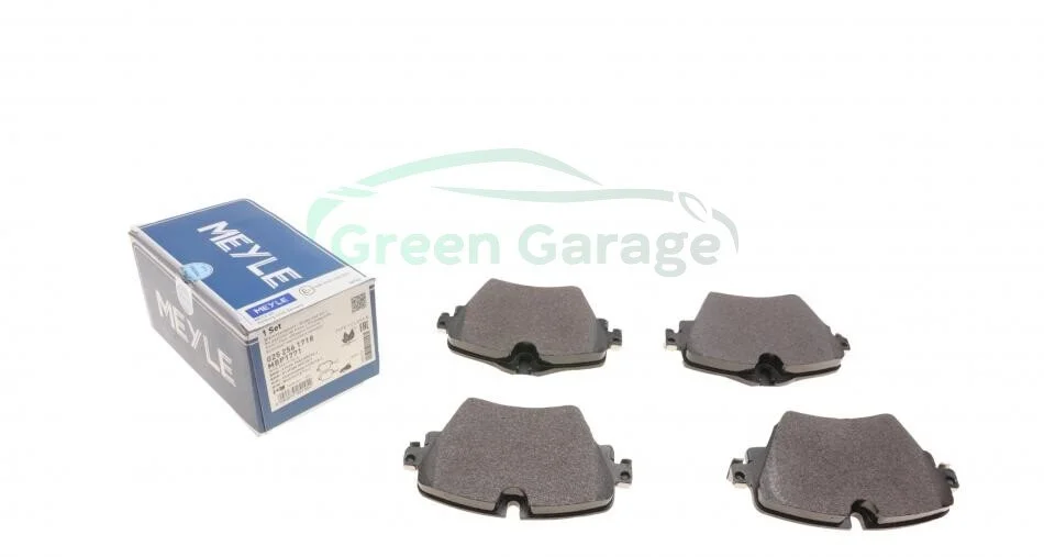 Колодки гальмівні BMW P. 2/X1 1,5-2,0 14- MEYLE 0252561718 (фото 1)