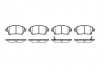 Колодка торм. диск. TOYOTA COROLLA передн. (пр-во) REMSA 097102 (фото 3)