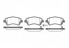 Колодка торм. диск. TOYOTA COROLLA (_E11_), COROLLA (_E12U_, _E12J_) передн. (пр-во) REMSA 082212 (фото 3)